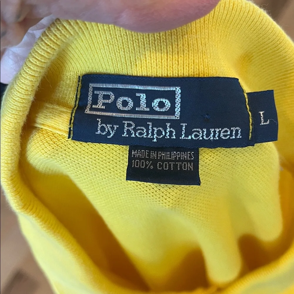 Ralph Lauren Bright Yellow Polo Shirt